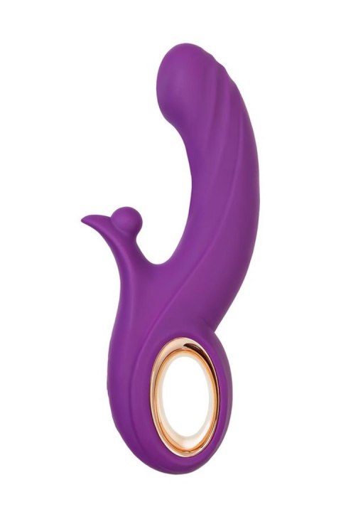 Vibrating roller with Up&Down functions by JOS Julli, silicone, purple, 20.5 cm