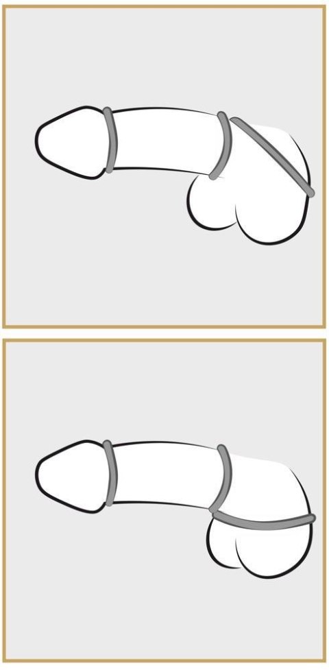 Metallic Silicone Cock ring se