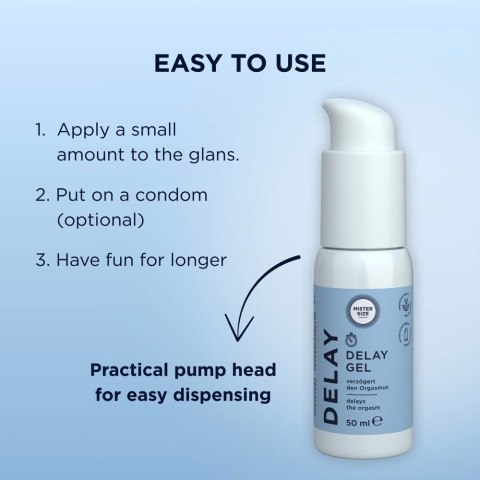 Mister Size Delay Gel 50 ml