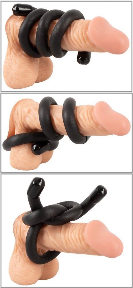 BK bendable cock & ball ring