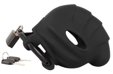 Black velvets Cock & Ball cage