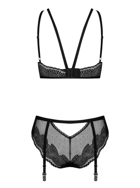 Bielizna-Allastia komplet 2-częściowy czarny L/XL