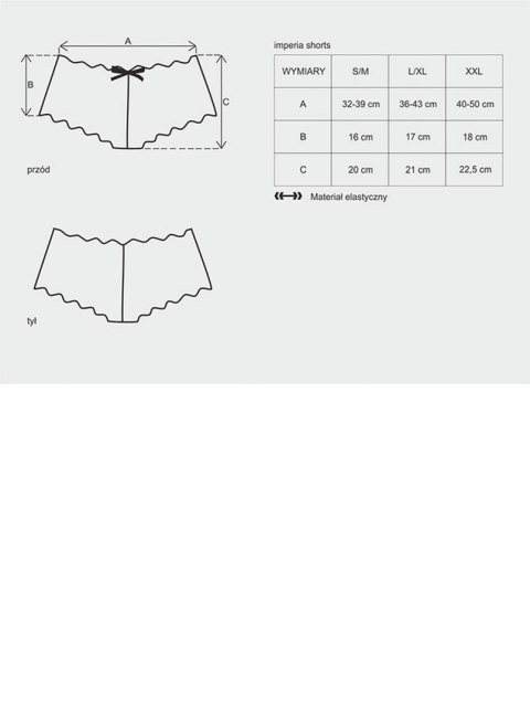 Bielizna-Idillia szorty L/XL