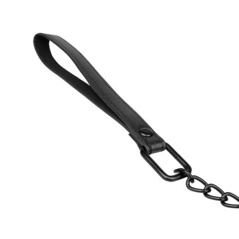 Bedroom Fantasies - Faux Leather
Collar & Chain Black