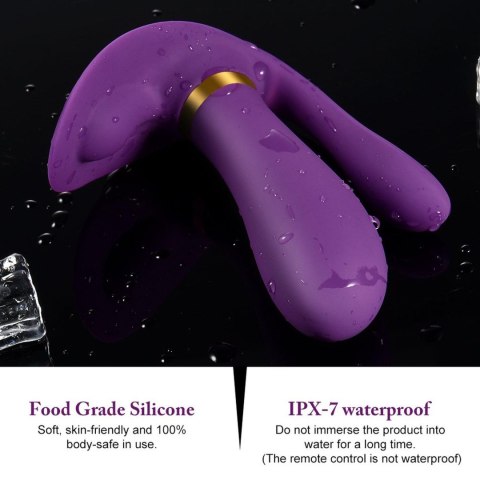 Remote wearable vibrator PURPLE