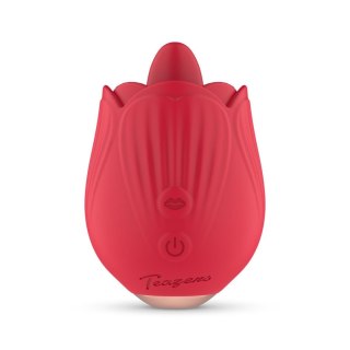 Teazers Rose Vibrator - Licking and Vibrating