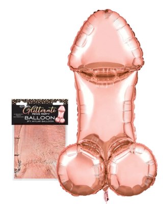 Glitterati, 3ft Rose Gold Mylar Balloon