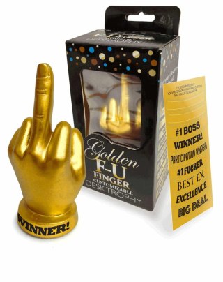 Golden F-U Finger Trophy