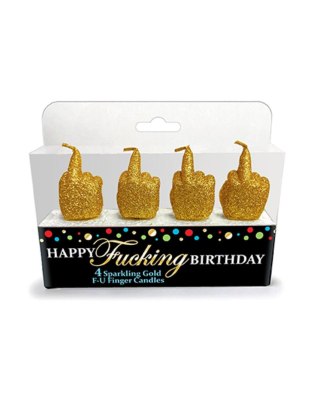 Happy F'ing Birthday Candle Set