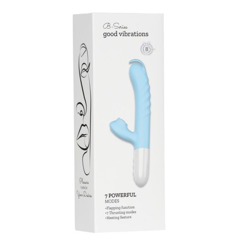 Silicone Vibrator 7 Powerful Modes - 
Flapping and 7 Thrusting
Heating
