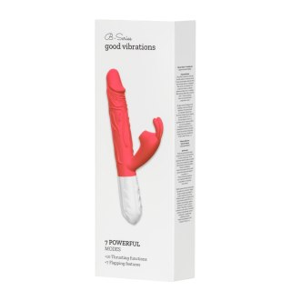 Silicone Vibrator 7 Vibration modes -
10 thrusting and
7 Flapping