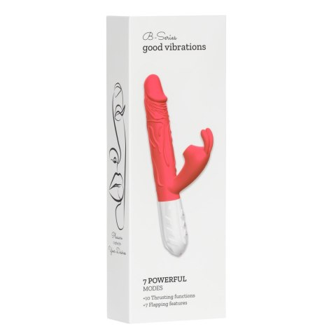 Silicone Vibrator 7 Vibration modes -
10 thrusting and
7 Flapping