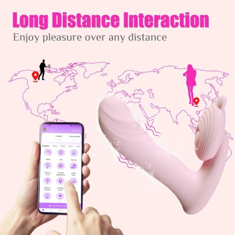 Silicone vibrator 3 speeds, 6 frequencies
Finger function, Heating + APP control