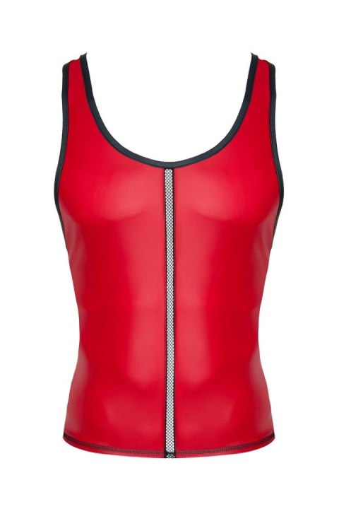 Męski t-shirt z wetlooka bez rękawów, z elastyczną taśmą z przodu S