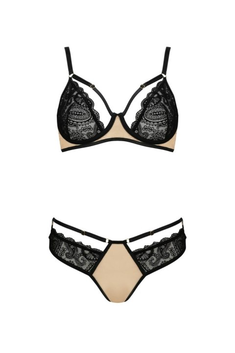 Bielizna-DAISY SET beige XXL/XXXL