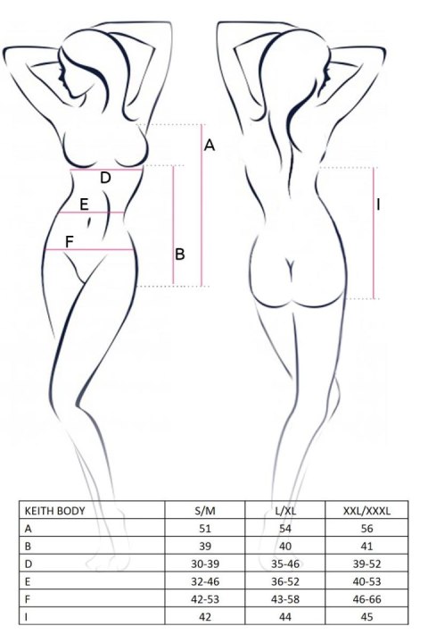 Bielizna-KEITH BODY black L/XL - Casmir