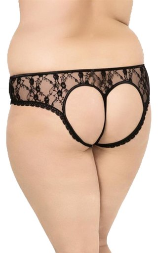 String 2472 Plus Size - black XL