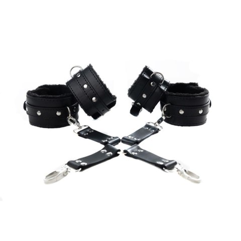 Black hogtie with comfy wrist and ankle cuffs