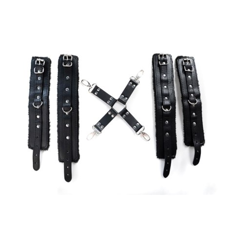 Black hogtie with comfy wrist and ankle cuffs