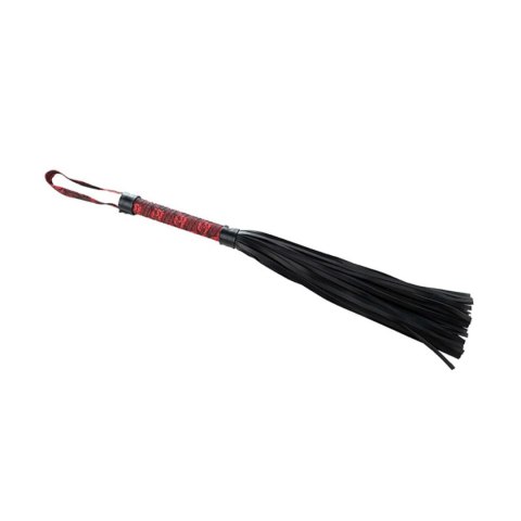 Red & black flogger