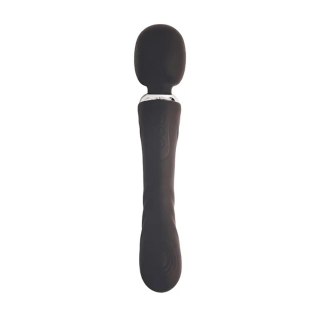 Black clitoral and G-spot vibrator