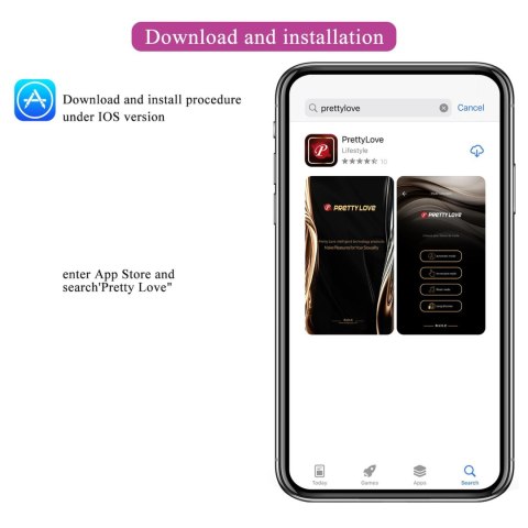 PRETTY LOVE - Catalina, 12 vibration functions Mobile APP Long-distance Control