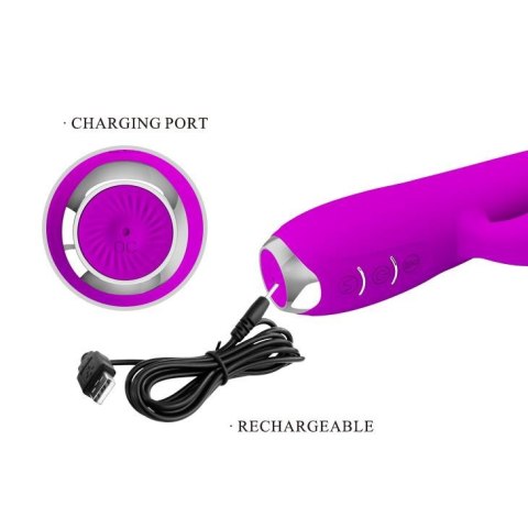 PRETTY LOVE - GLORIA Purple, 12 vibration functions 3 pulse wave settings Memory function