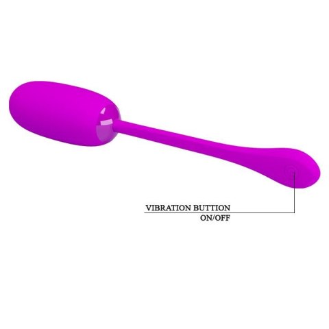 PRETTY LOVE - JULIUS EGG RED PINK 12 function vibrations