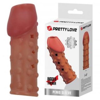 PRETTY LOVE Penis Sleeve, TPR, Waterproof