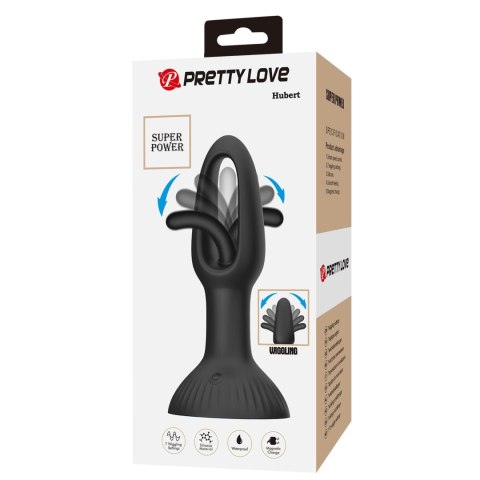 PRETTY LOVE - HUBERT, 7 wiggling settings, Silicone