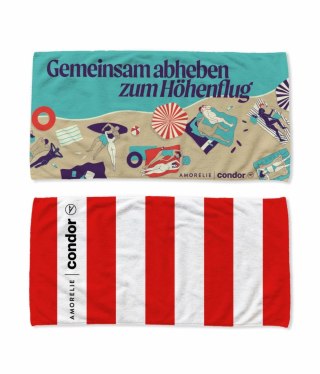 Amorelie Condor - ręcznik szybkoschnący z mikrofibry, szary