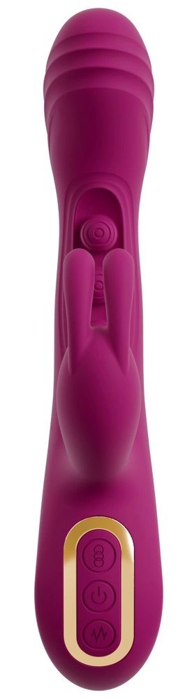 Javida 2F Vibrator Squirting - zaawansowany model z funkcją pulsacji, silikonowy, 22,5 cm