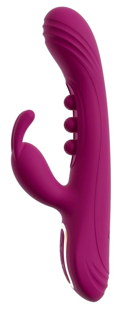 Javida 2F Vibrator Squirting - zaawansowany model z funkcją pulsacji, silikonowy, 22,5 cm