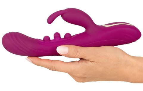 Javida 2F Vibrator Squirting - zaawansowany model z funkcją pulsacji, silikonowy, 22,5 cm