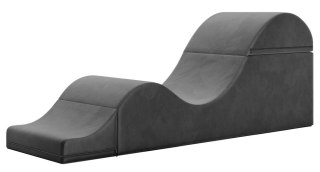 Liberator Aria Flip Chaise 22" czarna - ergonomiczna leżanka składana