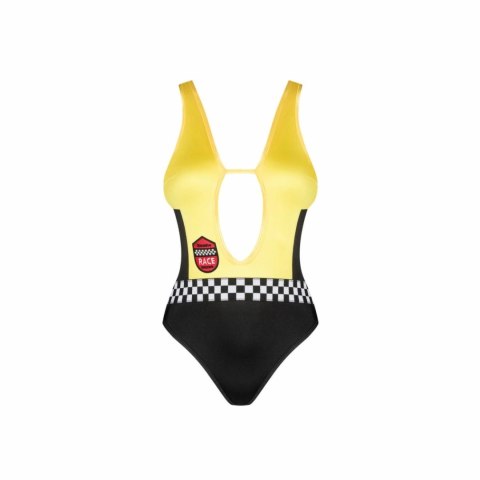 Obsessive Rallien Teddy Czarny - Sportowy Body z Regulacją