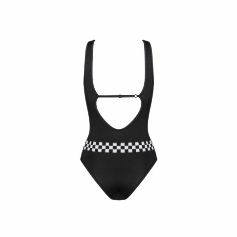 Obsessive Rallien Teddy Czarny - Sportowy Body z Regulacją
