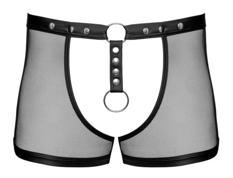 Svenjoyment Men's Jock 3XL - siateczkowe bokserki z wetlook i dodatkiem metalu