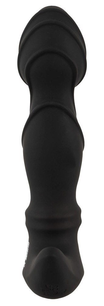 ANOS Moving Rings - silikonowa maszyna intymna z ruchomymi pierścieniami, czarna