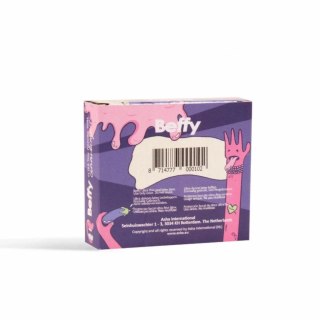 Beffy Female Condoms Truskawkowe - 4 sztuki, bariera ochronna smakowa