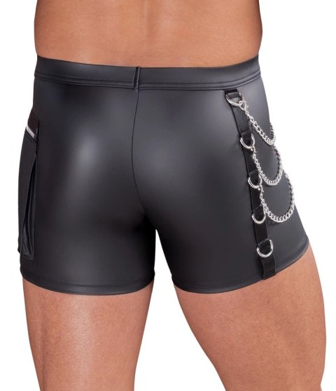 NEK Spodnie Męskie XL Matowa Powierzchnia z Łańcuchami i Kieszenią