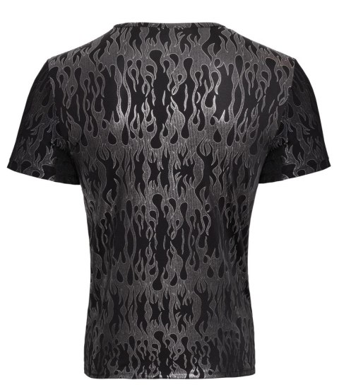 Svenjoyment Męska Koszulka Mystic Silver L, czarna metaliczna