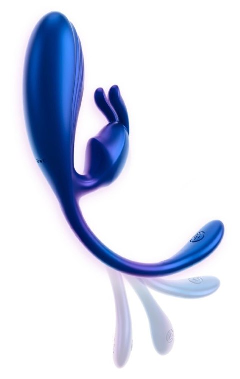 Sweet Smile Metallic Double System - elastyczny silikonowy model 22,5 cm