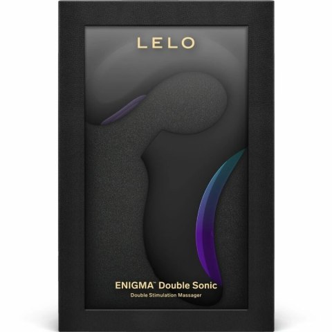 LELO ENIGMA Czarny - Podwojny Stymulator Soniczny, 8 Trybow, App Control