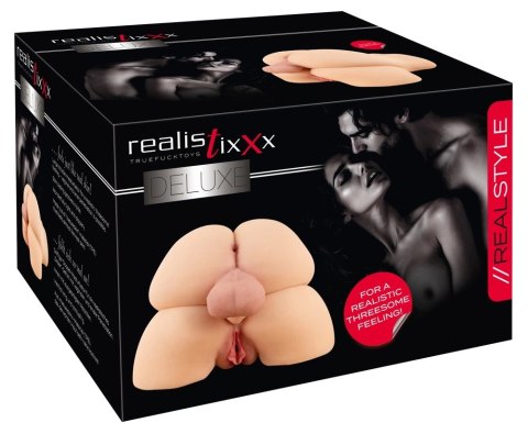 Realistixxx Deluxe Double Torso - Model dwustronny z materiału Natureskin, 6,75 kg