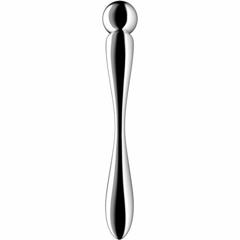 Satisfyer Star Force 2 - dwustronny masażer ze stali nierdzewnej