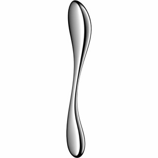 Satisfyer Star Force 3 - dwustronny model ze stali nierdzewnej, srebrny