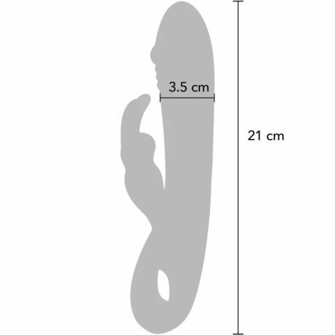 ToyJoy Taygeta Designer Edition silikonowy model z podwojną stymulacją 21 cm