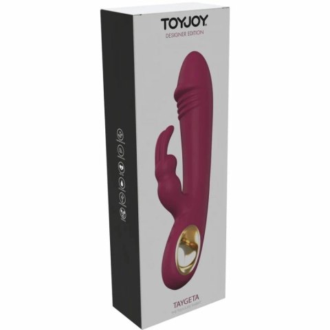 ToyJoy Taygeta Designer Edition silikonowy model z podwojną stymulacją 21 cm