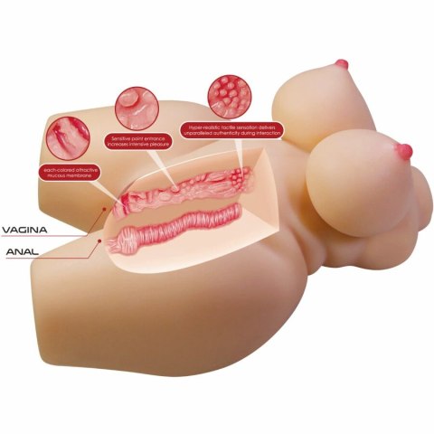 CRAZY BULL Grace anatomiczny tors kobiecy TPR 7,5 kg wodoodporny